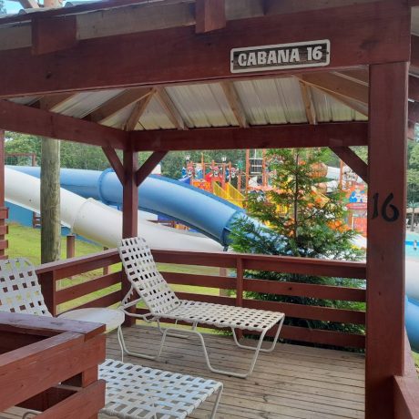 Caban a at Pirates Bay Water Park