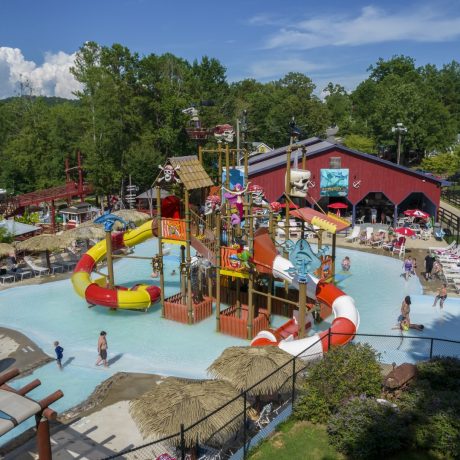 Best waterpark and waterslides - Pirates Bay Waterpark in Leesburg AL (Northern Alabama), a sprawling aquatic playground located on a hilltop overlooking Weiss Lake. There’s fun for everyone with tube slides, body slides, multiple pools, waterfalls, splash playground, food, drinks, parties, and so much more!