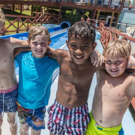 Best waterpark and waterslides - Pirates Bay Waterpark in Leesburg AL (Northern Alabama), a sprawling aquatic playground located on a hilltop overlooking Weiss Lake. There’s fun for everyone with tube slides, body slides, multiple pools, waterfalls, splash playground, food, drinks, parties, and so much more!